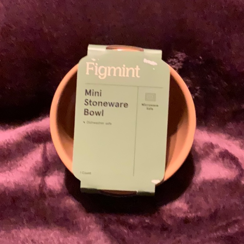 Figmint Mini Stoneware Bowl Pink